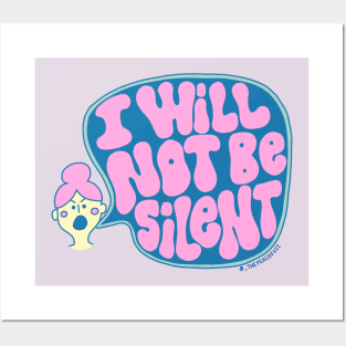 I Will Not Be Silent - The Peach Fuzz Posters and Art